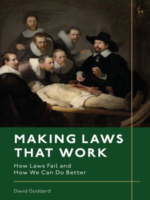 cover image of Making Laws That Work